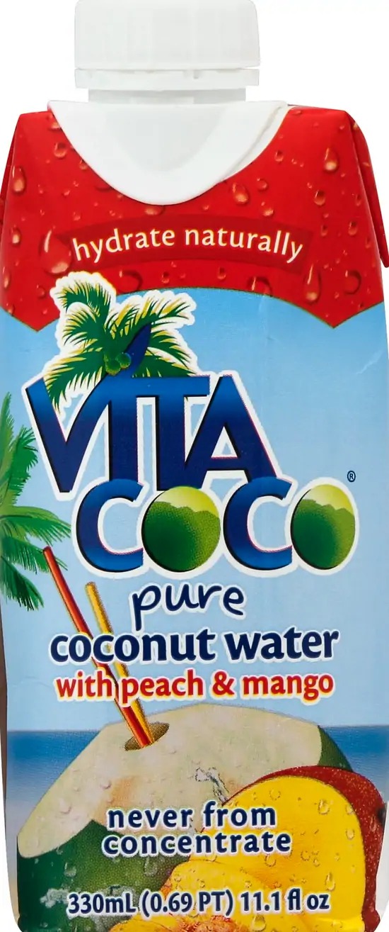 Vita Coco Pure Coconut Water With Peach & Mango (330 ml)