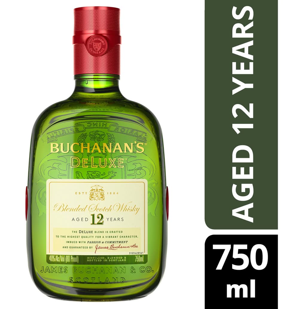 Buchanan's Deluxe Blended Scotch Whiskey 12 Year Old (750 ml)