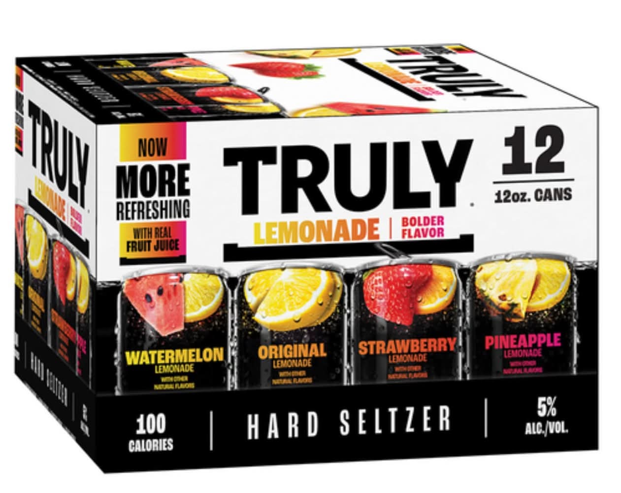 Truly Hard Seltzer, Strawberry-Lemonade (12 x 12 fl oz)