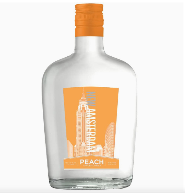 New Amsterdam Flavored Vodka, Peach (375 ml)