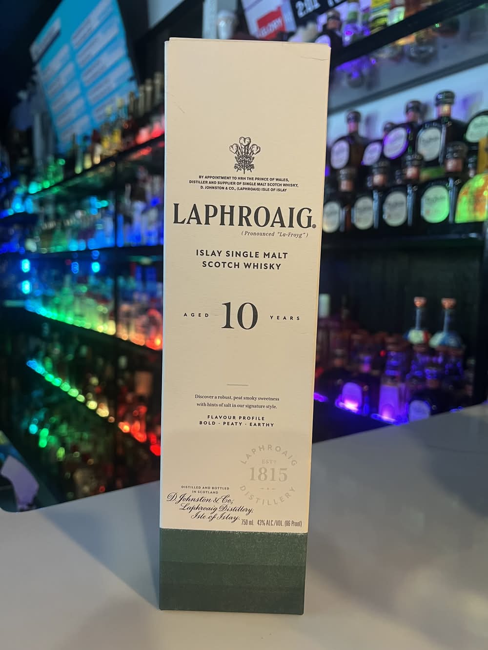 Laphroaig Cask Strength Islay Single Malt Scotch Whiskey 10 Year (750 ml)