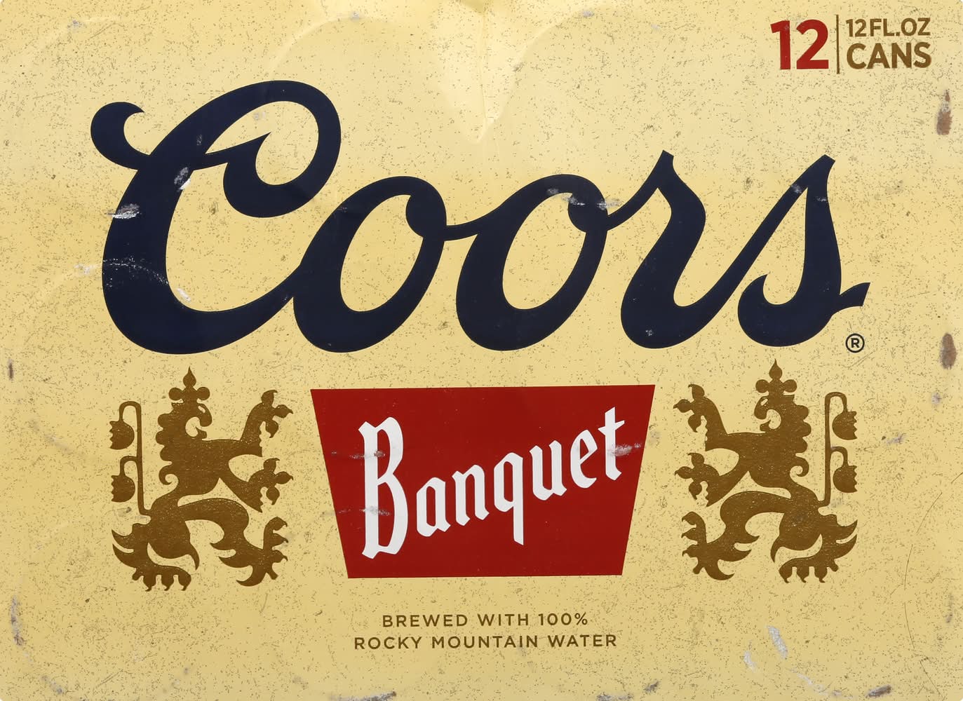 Coors Banquet American Lager Beer (12 x 12 fl oz)