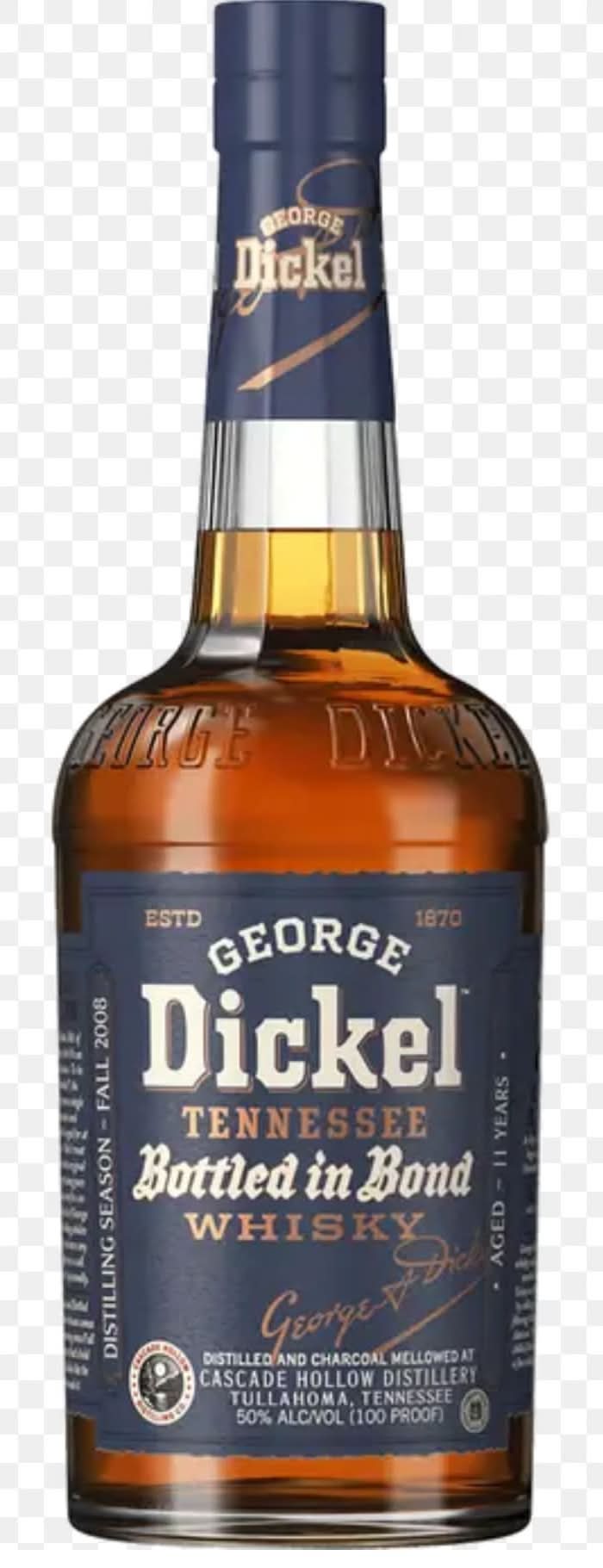 George Dickel Bottled in Bond Tennessee Whisky, 2008 (750 ml)