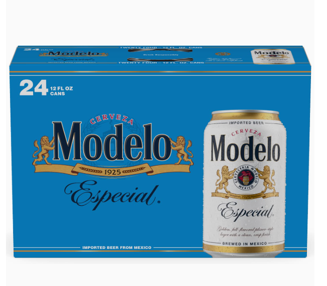 Modelo Especial Mexican Lager Beer (24 x 12 fl oz)