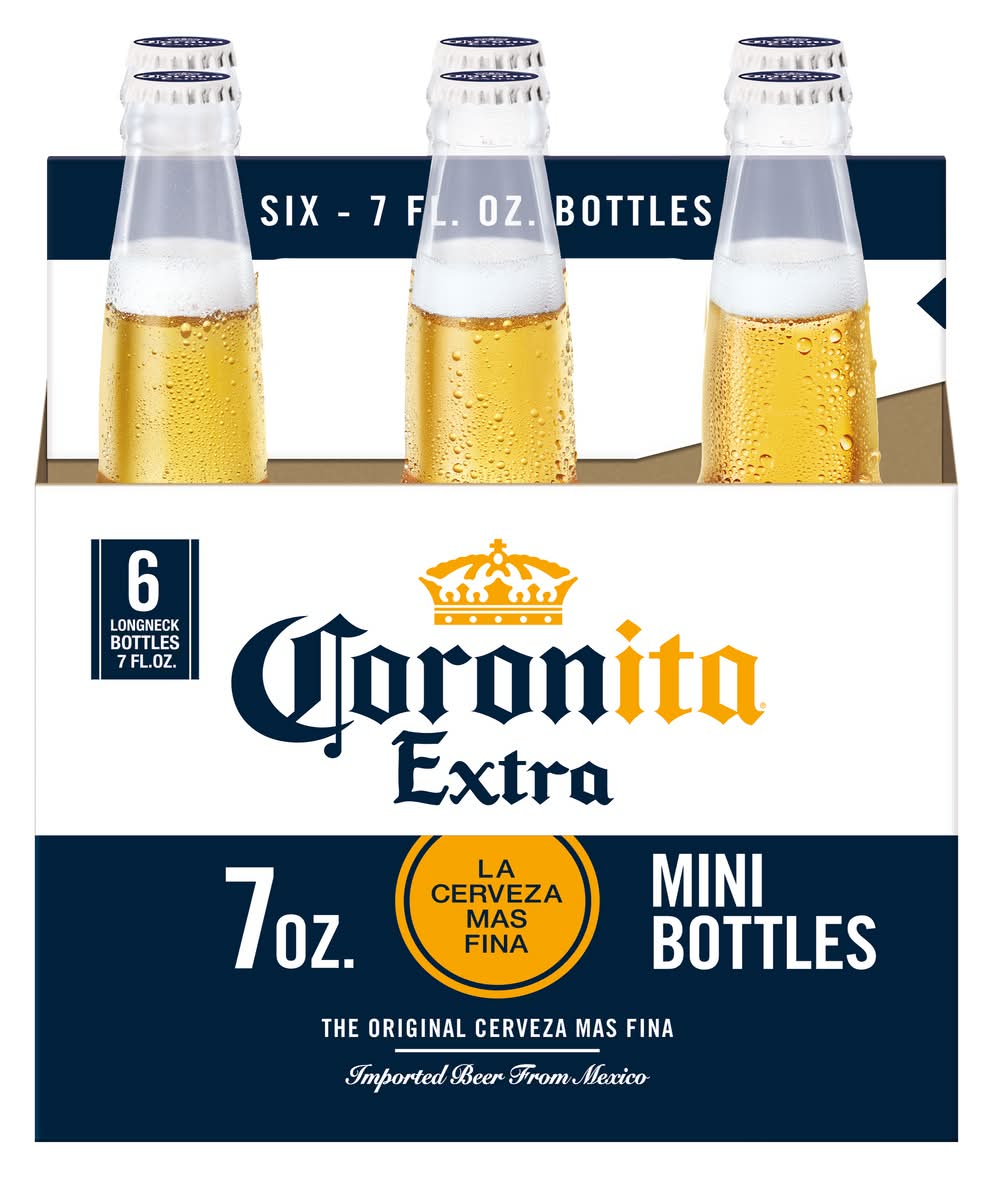 Corona Extra Mexican Lager Import Beer (6 x 7 fl oz)