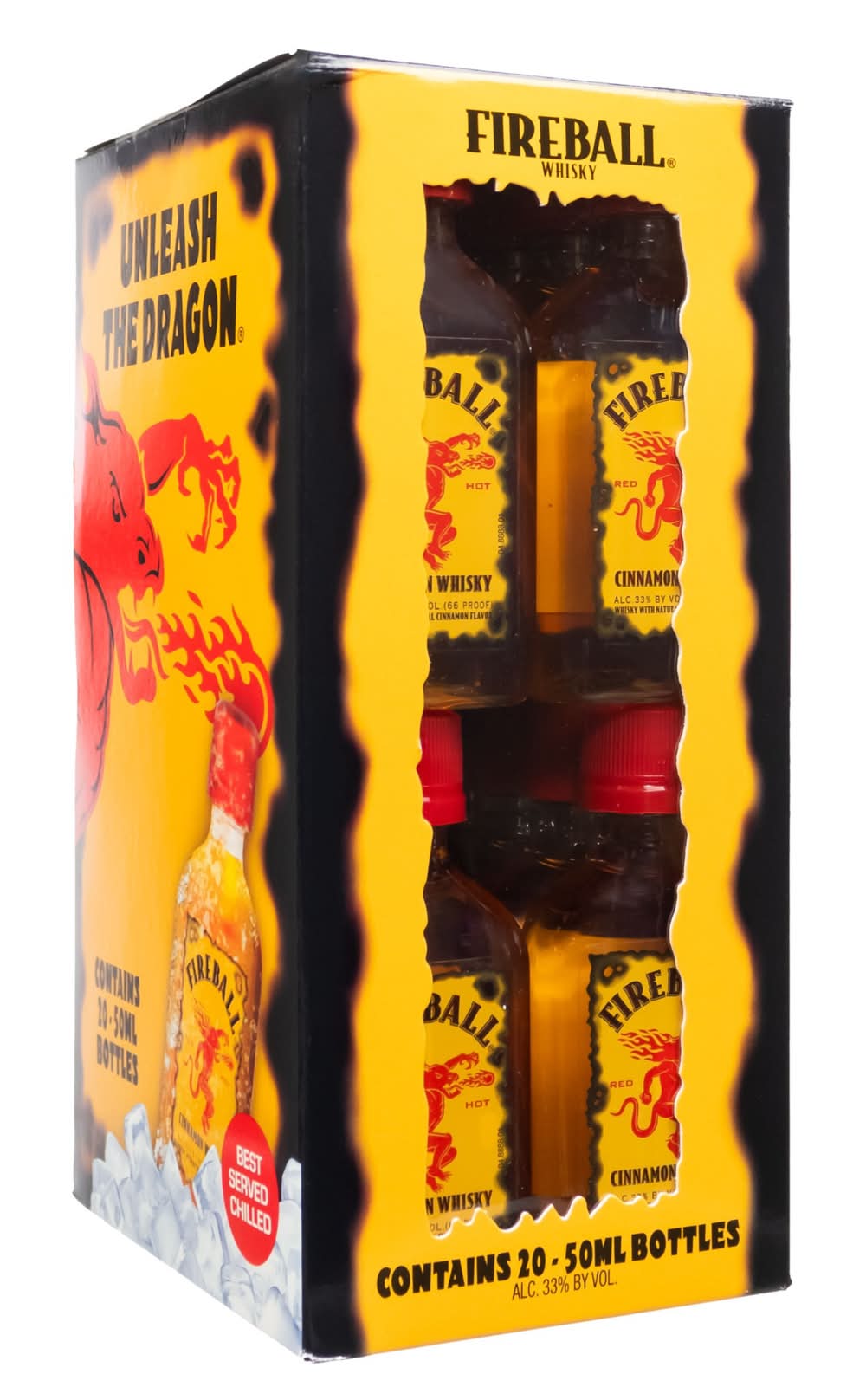 Fireball Party Bucket Cinnamon Whisky (20 x 1.69 fl oz)