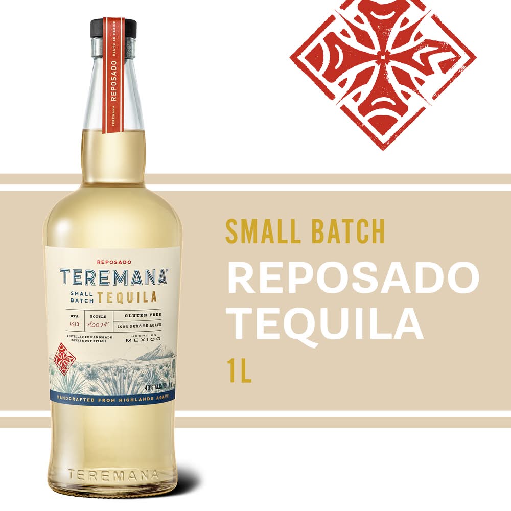 Teremana 100% Puro De Agave Small Batch Reposado Tequila (1 L)