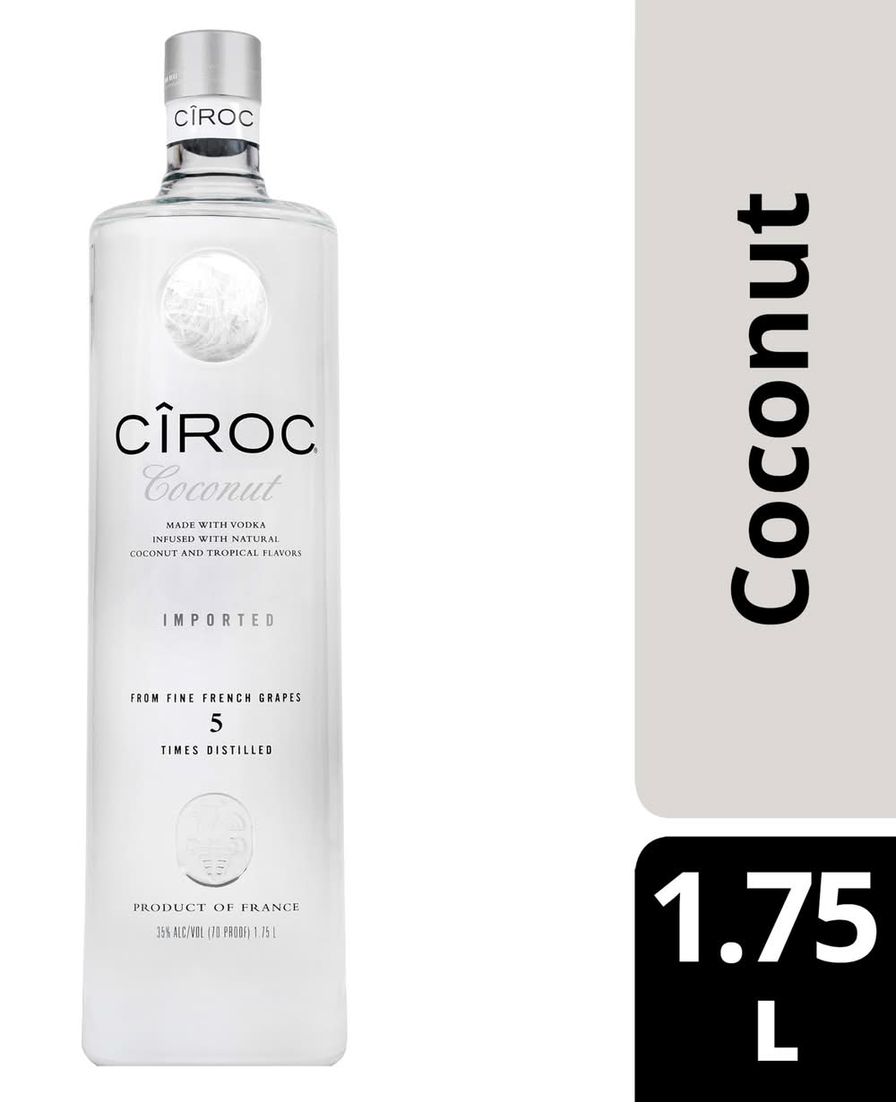 Ciroc Imported Vodka, Coconut (1.75 L)