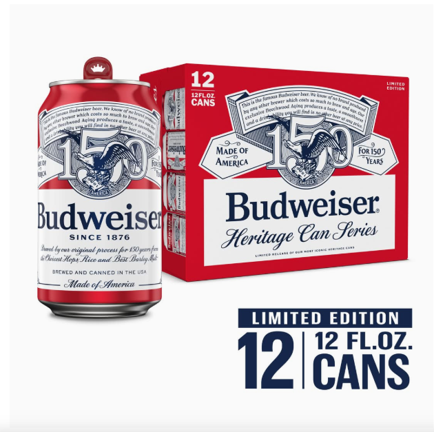 Budweiser American Lager Beer (12 x 12 fl oz)