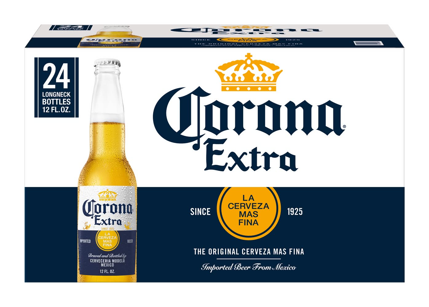 Corona Extra Mexican Lager Beer (24 x 12 fl oz)