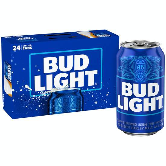 Bud Light American Lager Beer (24 x 12 fl oz)