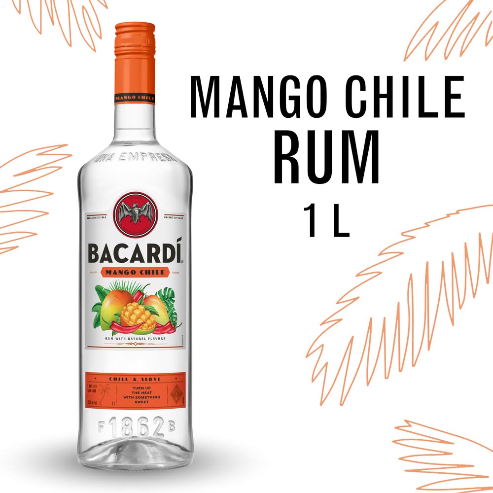 Bacardí Flavored Rum, Mango Chile (1 L)
