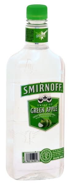 Smirnoff Vodka, Green Apple (750 ml)