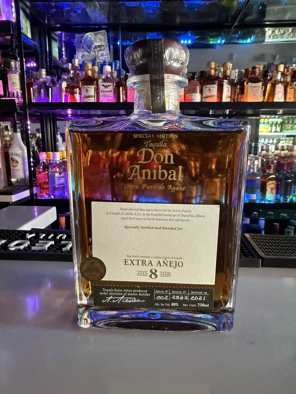 Don Anibal Extra Anejo Tequila (750ml Bottle)