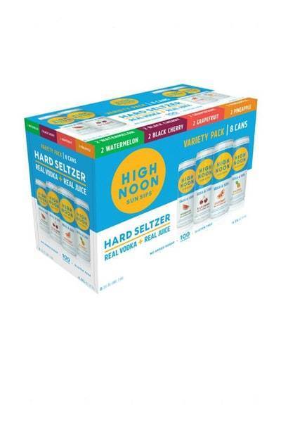 High Noon Hard Seltzer Variety pack, Assorted (8 x 12 fl oz)