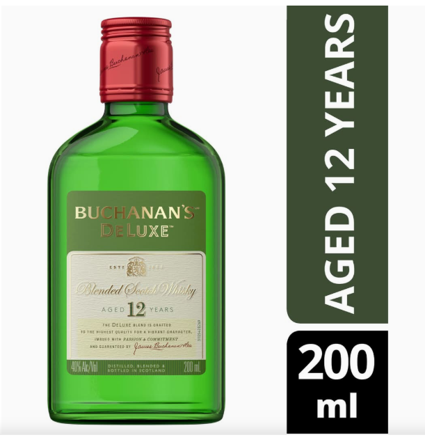 Buchanan's Deluxe Blended Scotch Whisky (200 ml)