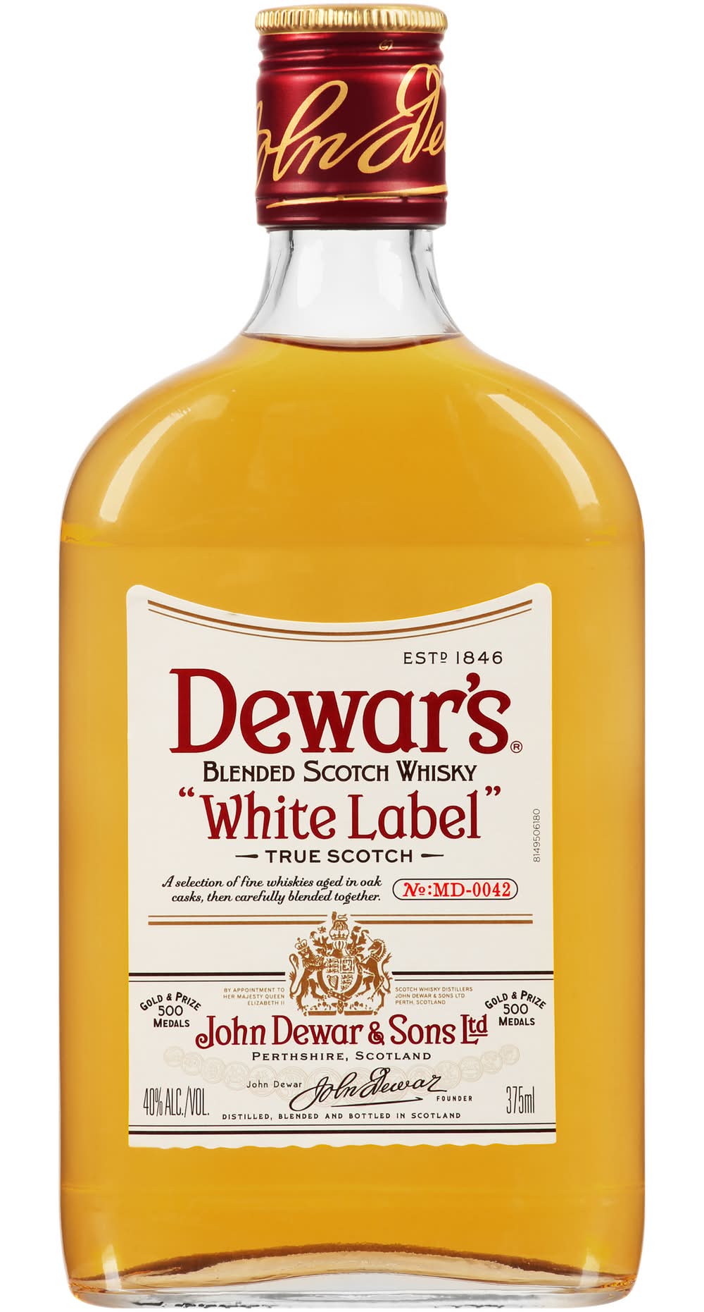 Dewar's White Label Blended Scotch Whisky (375 ml)