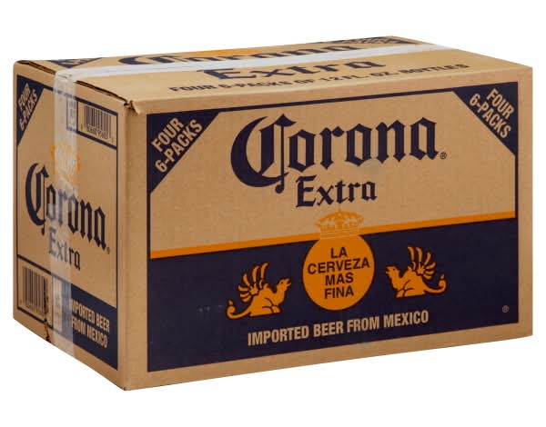 Corona Extra Mexican Lager Beer (24 x 12 fl oz)