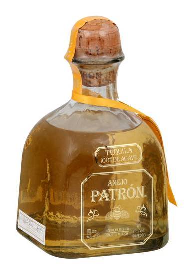 PATRÓN 100% De Agave Anejo Mexican Tequila Liquor (750 ml)