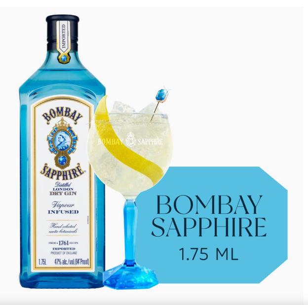 Bombay Sapphire London Dry Gin (1.75 L)
