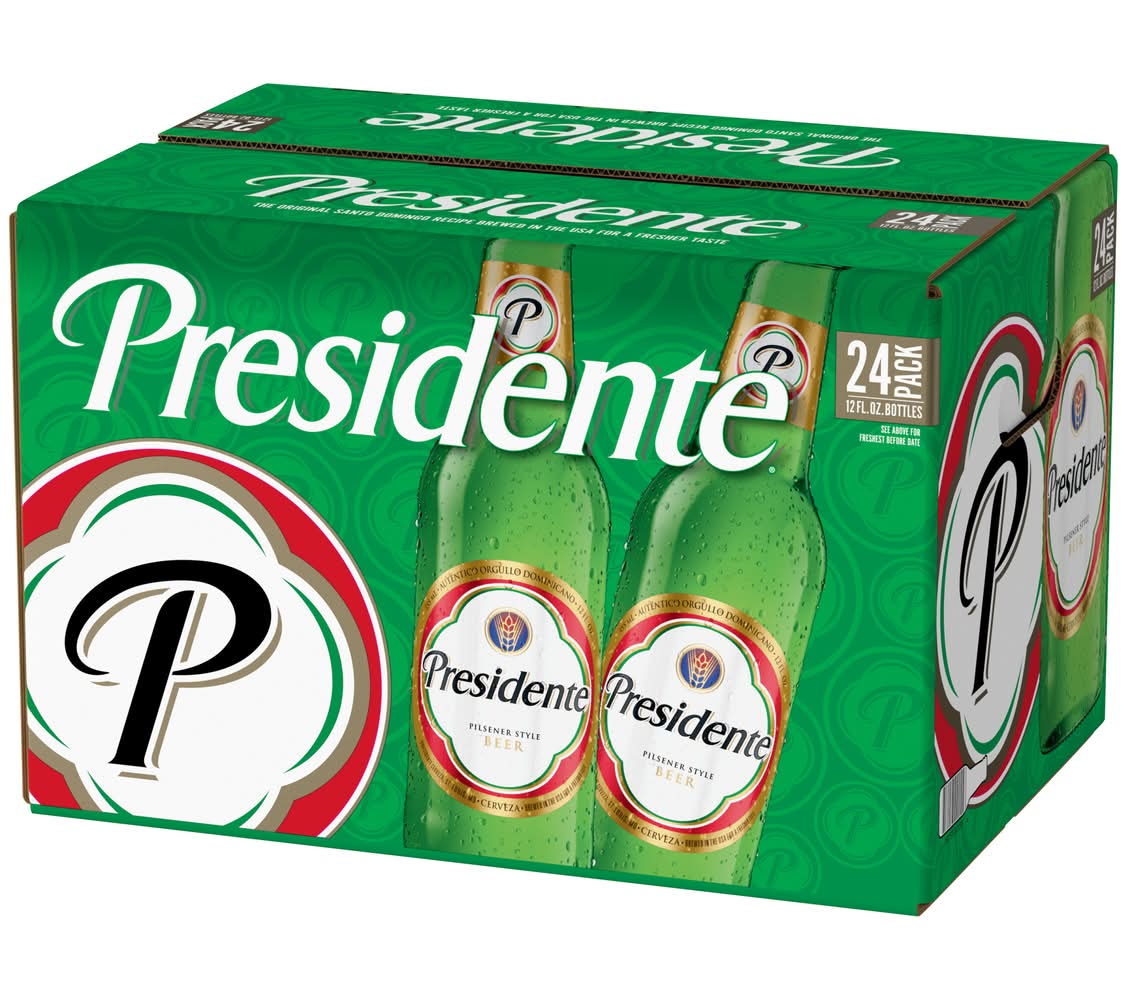 Presidente Pilsener Style Beer (24 x 24 ct)