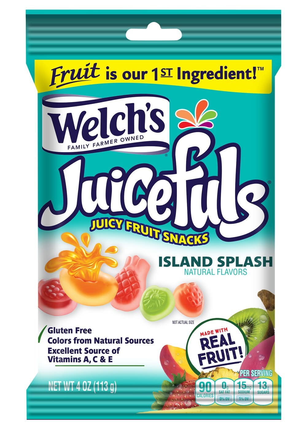 Welch's Juicefuls Island Splash Fruit Snacks (4 oz)