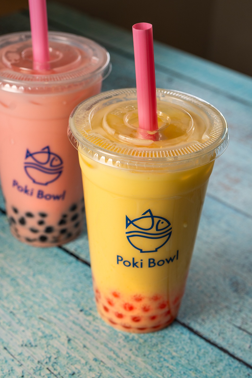 Come refresh yourself with one of our boba teas today! #CaliforniaBowl  #NewDish #FreshFlavors#pokibowlkendall #pokibowls #miami…