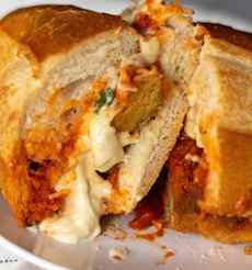 Chicken Cutlet Parmigiana Sandwich