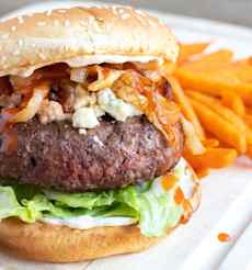 Blue Cheeseburger
