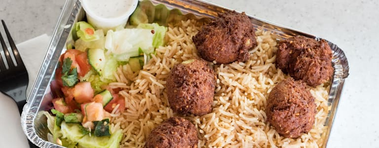 Falafel over Rice