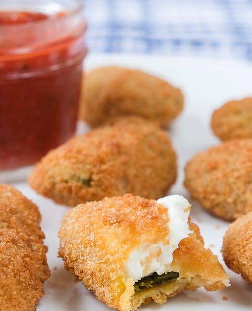 Cream Cheese Stuffed Jalapeño Poppers