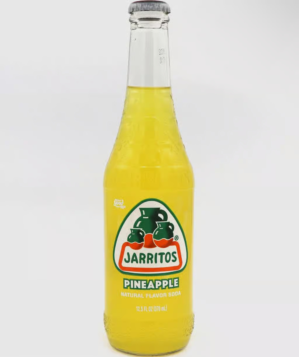 Jarritos Pineapple Soda, 12.5oz Glass