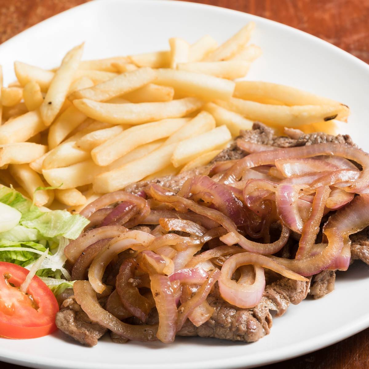 Bistec Encebollado