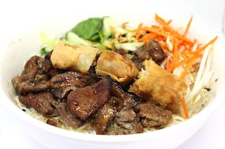 V57. Grilled Pork, Egg Roll (Heo Nướng, Chả Giò)