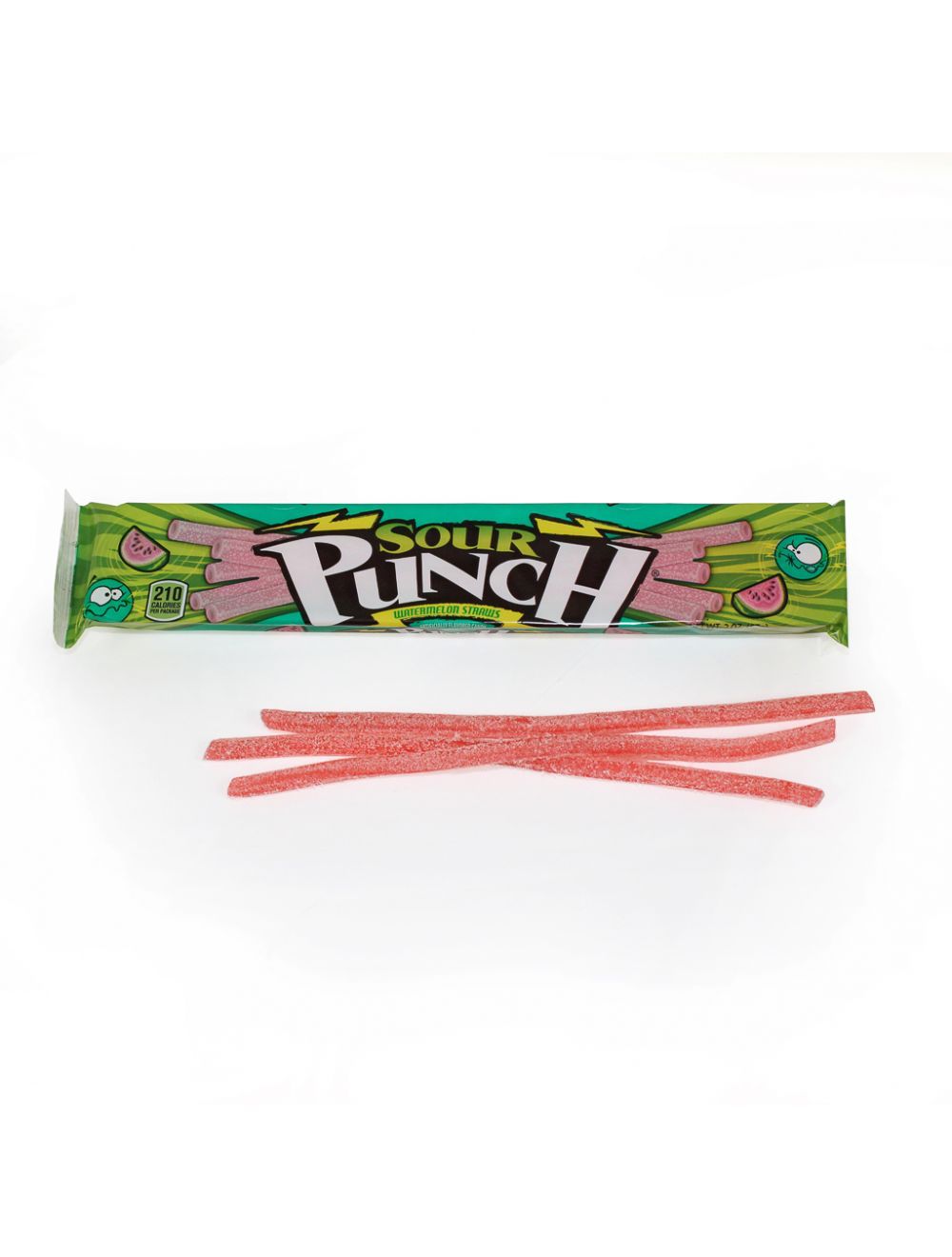 Sour Punch Watermelon Straws