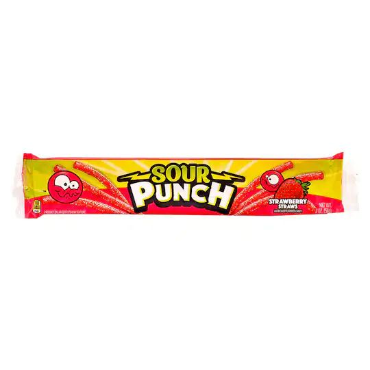 Sour Punch Strawberry Straws