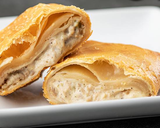 Gyro Pizza Puff with Fries