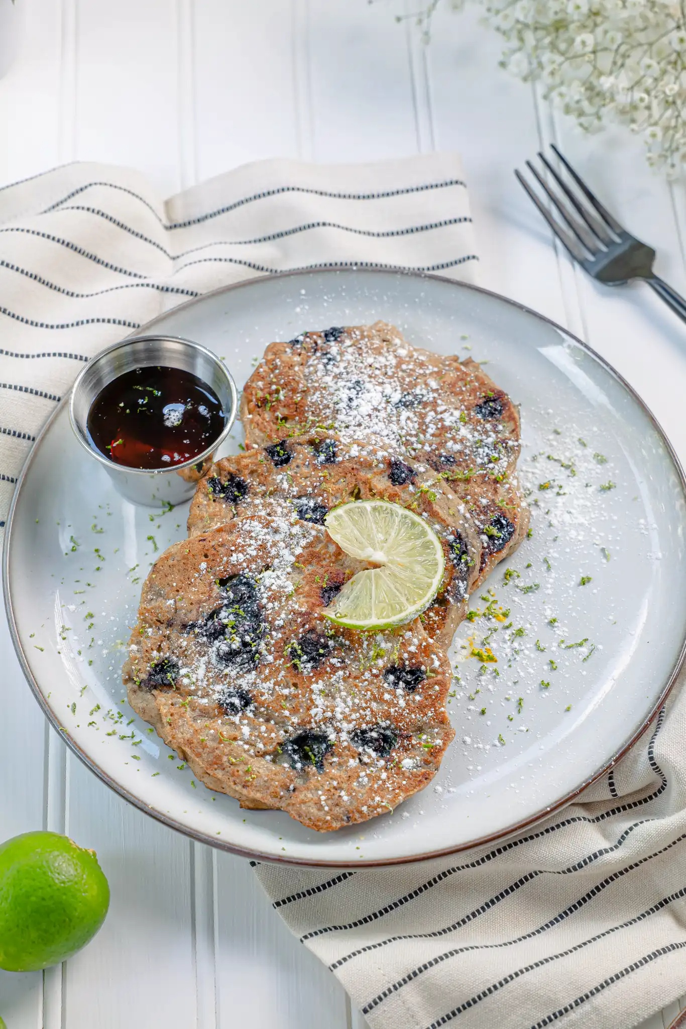 Blueberries-Lemon Pancakes
