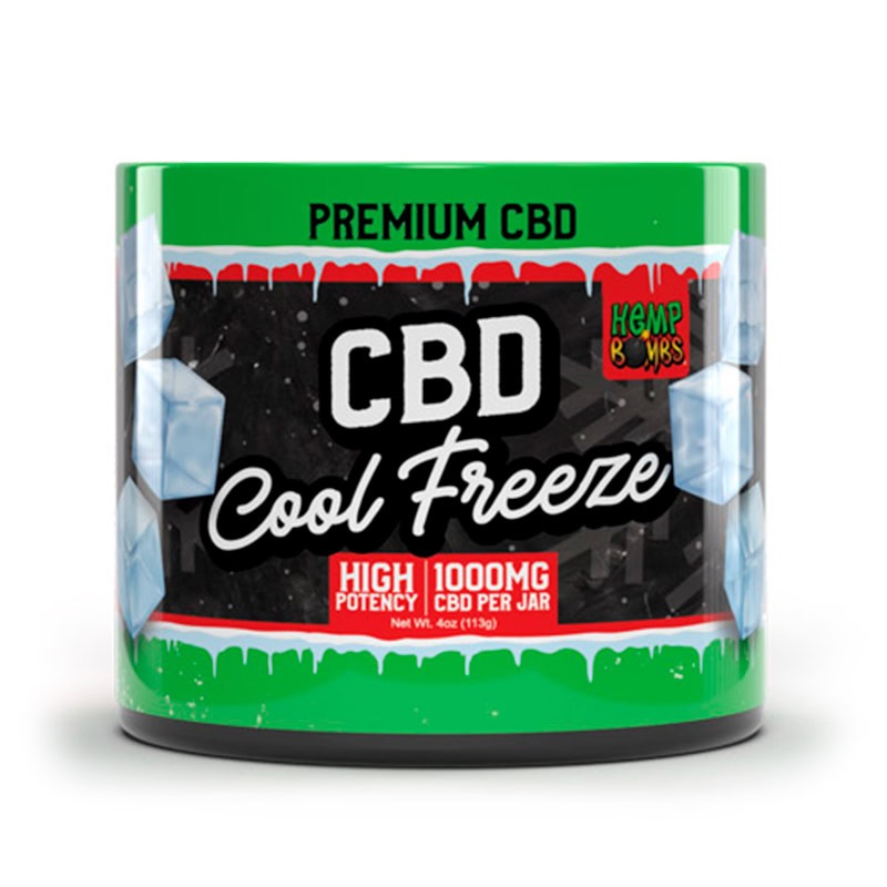 Hemp Bombs CBD Cool Freeze Gel High Potency -1,000mg