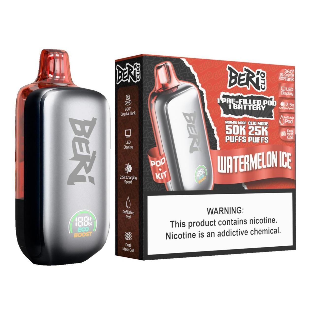 Beri Cliq Kit - 50,000 Puffs