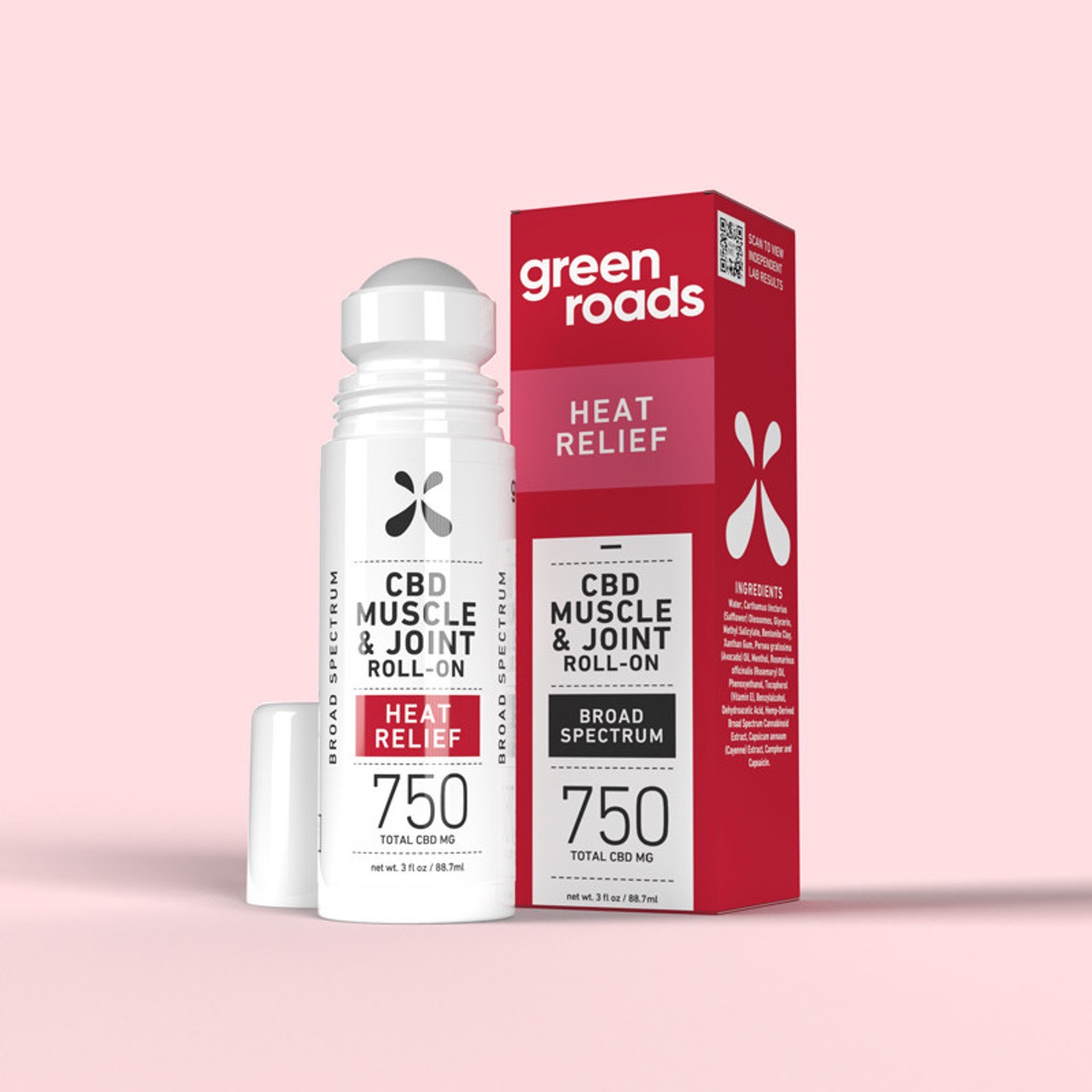 Green Roads CBD Muscle & Joint Heat Roll On Relief