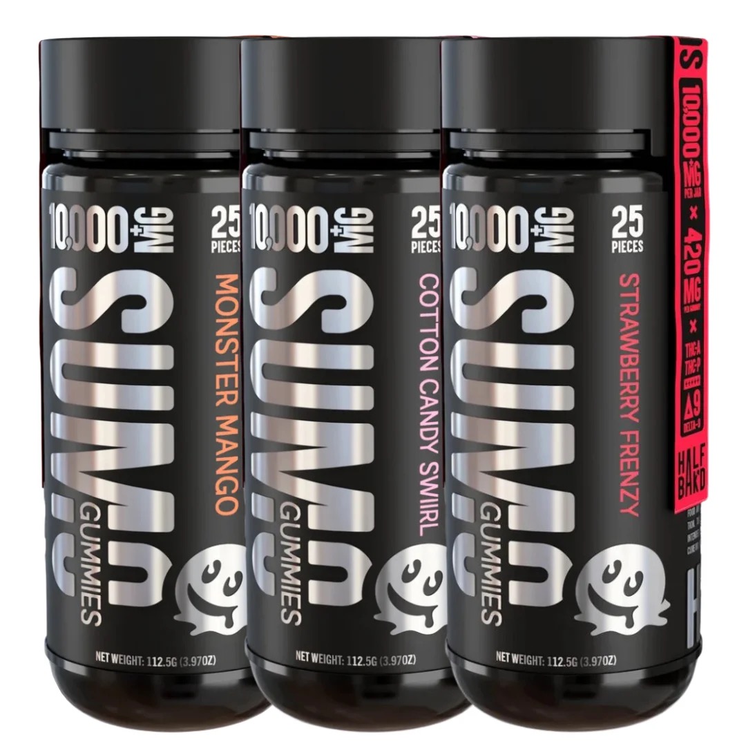 Half Bak'd 10,000mg Sumo Collection Gummies - 25ct