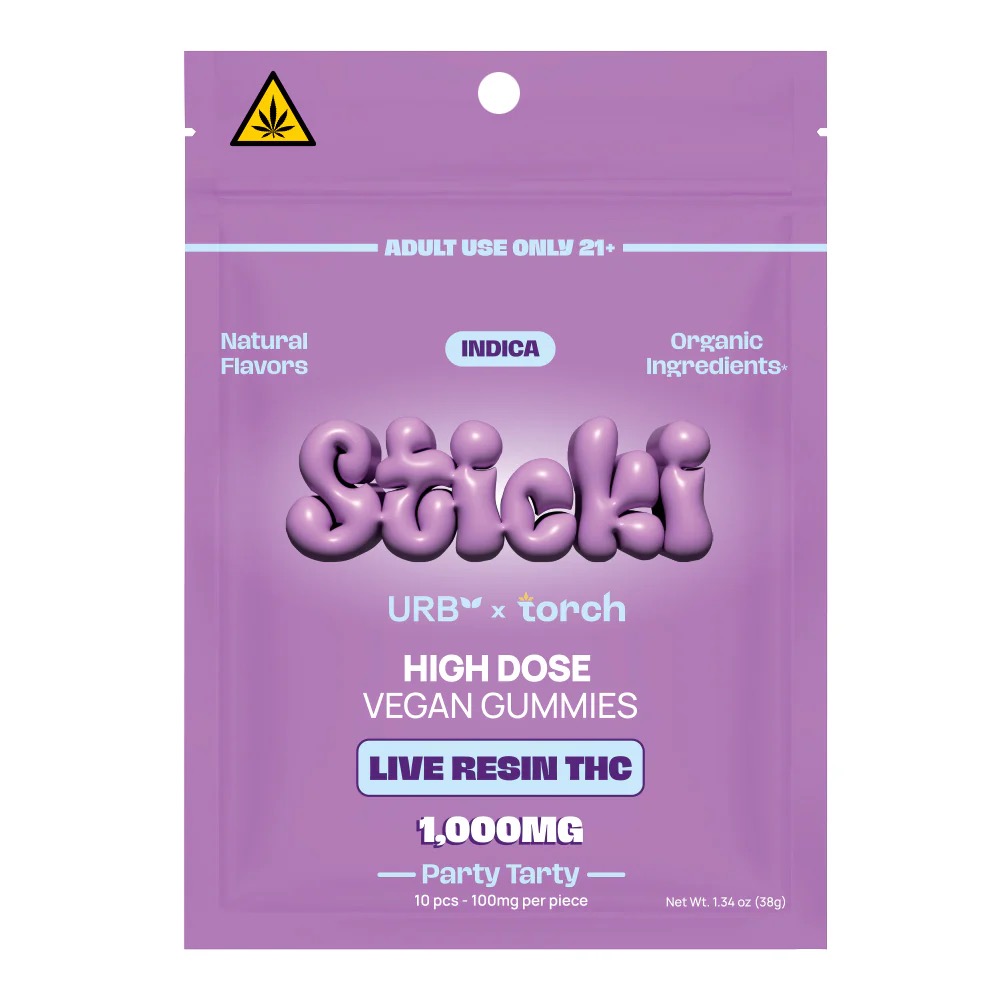 Torch x Urb Sticki Live Resin THC gummies - 10pk