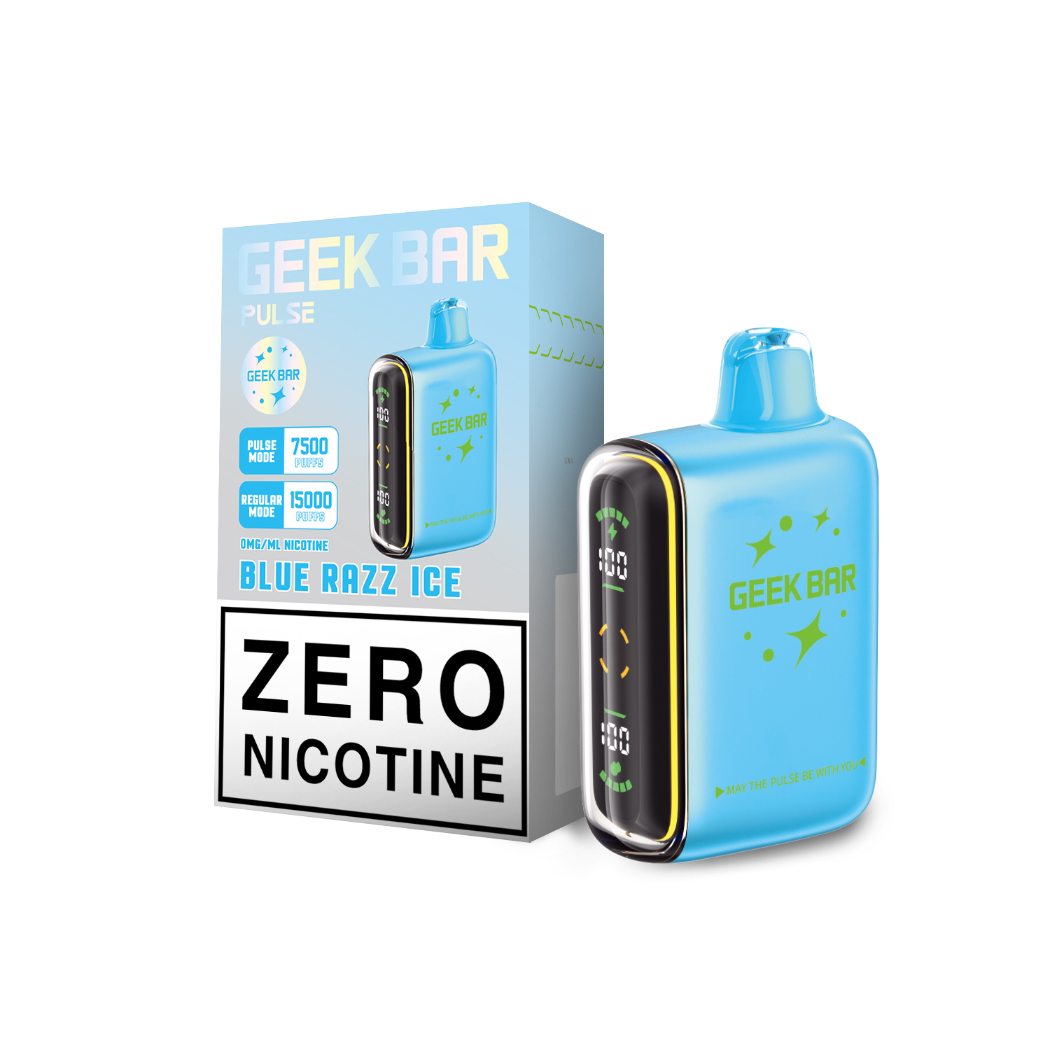 0% Geek Bar Pulse - 15,000 Puffs