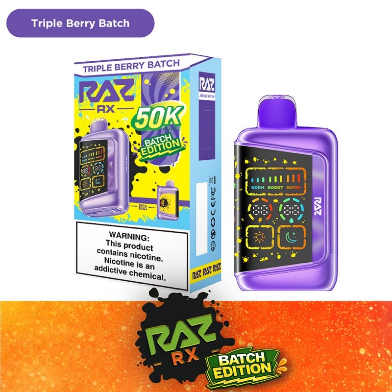 RAZ RX Sour Batch Edition - 50,000 Puffs
