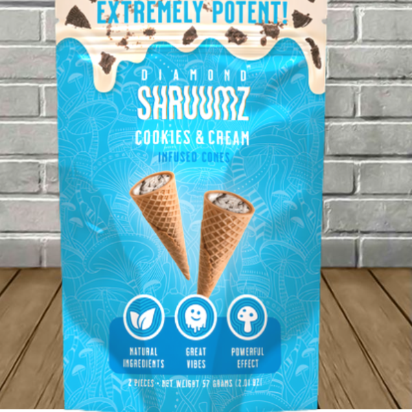 Diamond Shruumz Ice Cream Cones