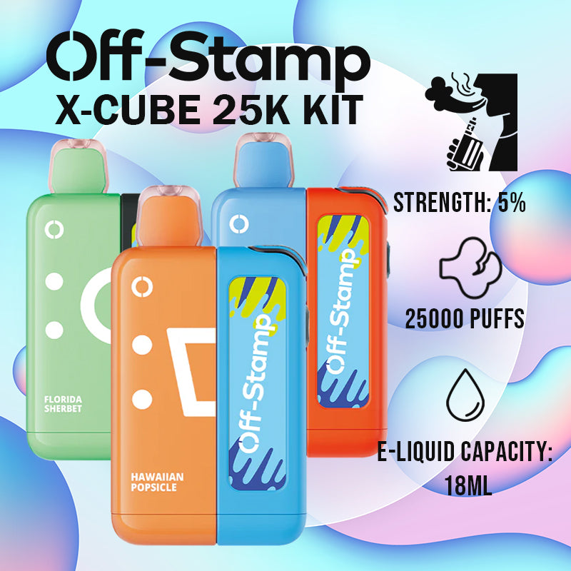 Off Stamp X Cube Kits - 25,000 Puffs
