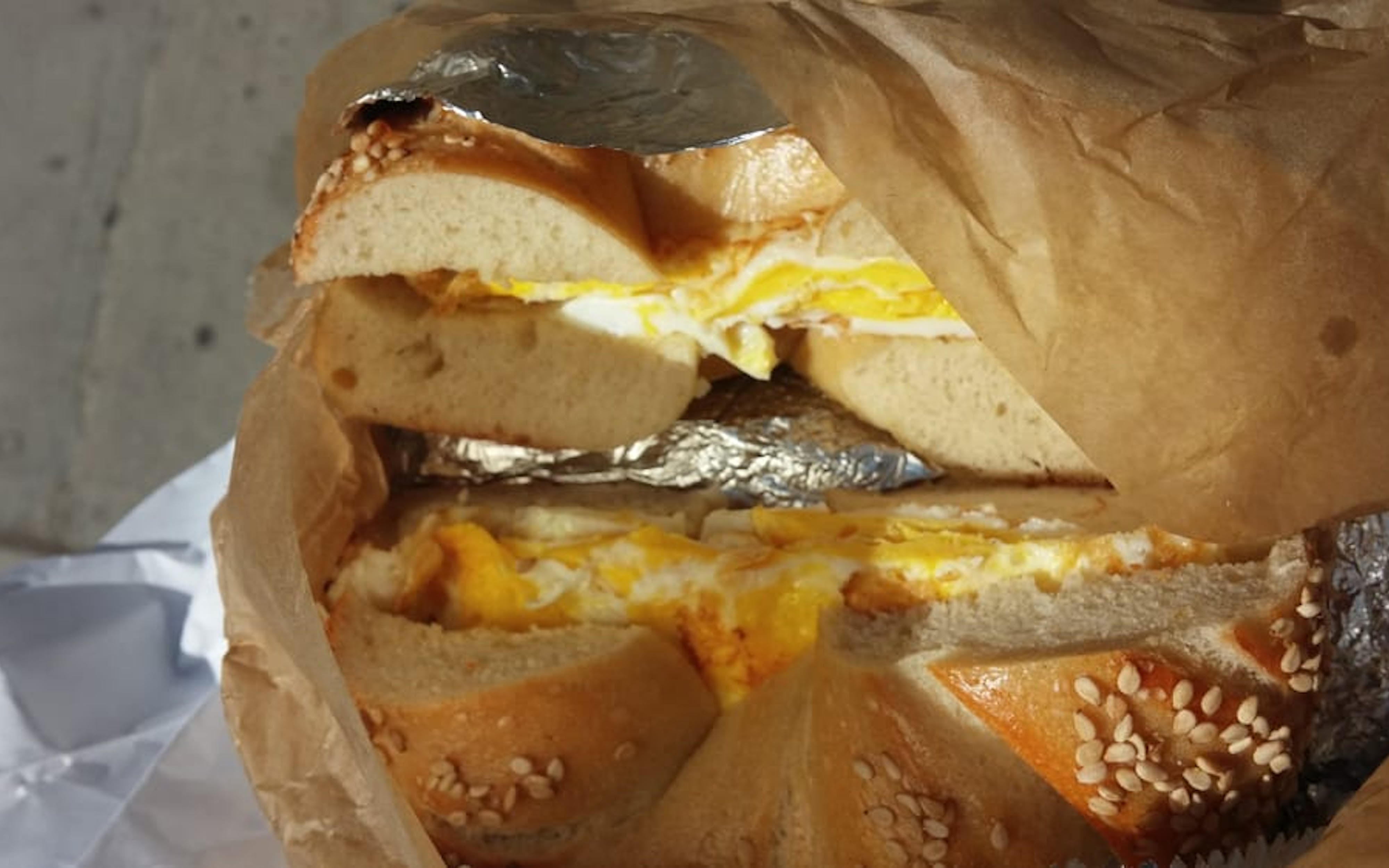 Egg Sandwich Breakfast