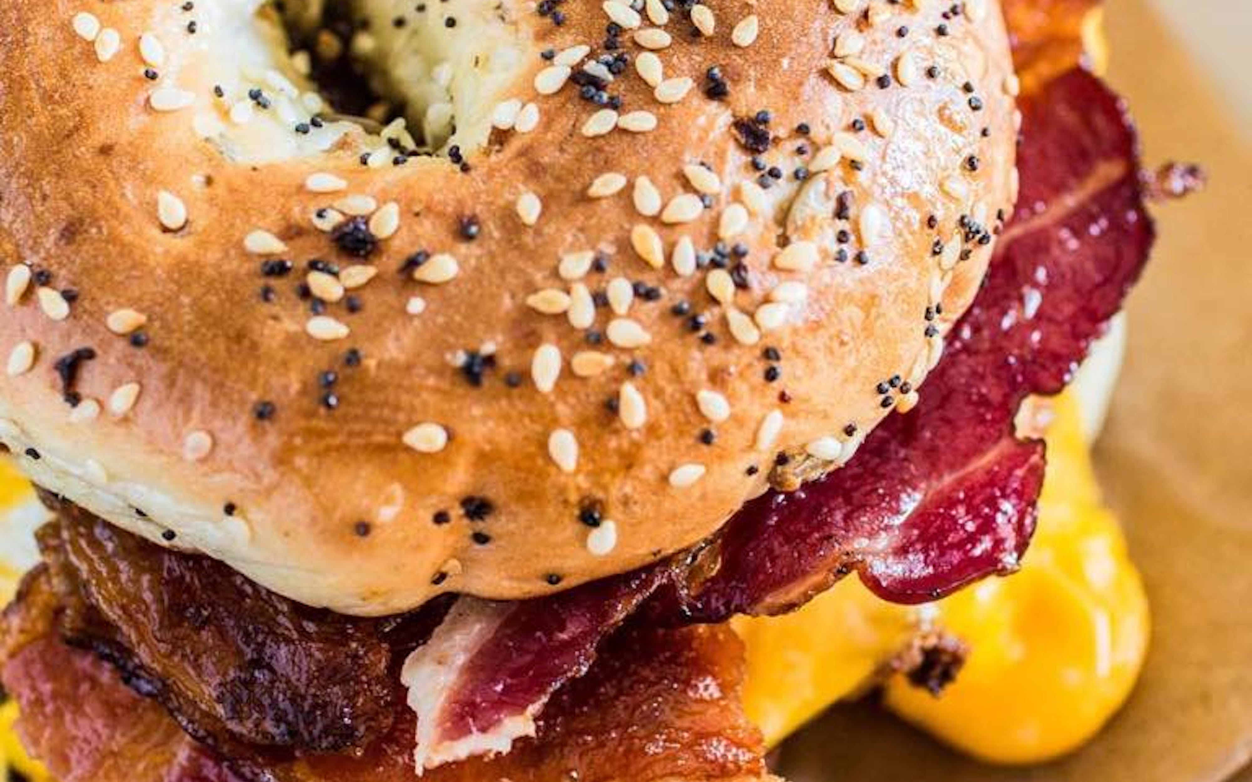 Egg with Bacon & Cheese Sandwich Breakfast