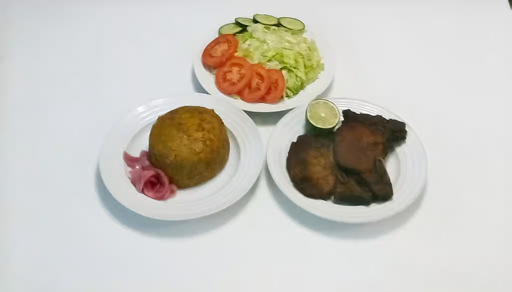 Mofongo Fried Pork Chop/Mofongo De Chuleta Frita